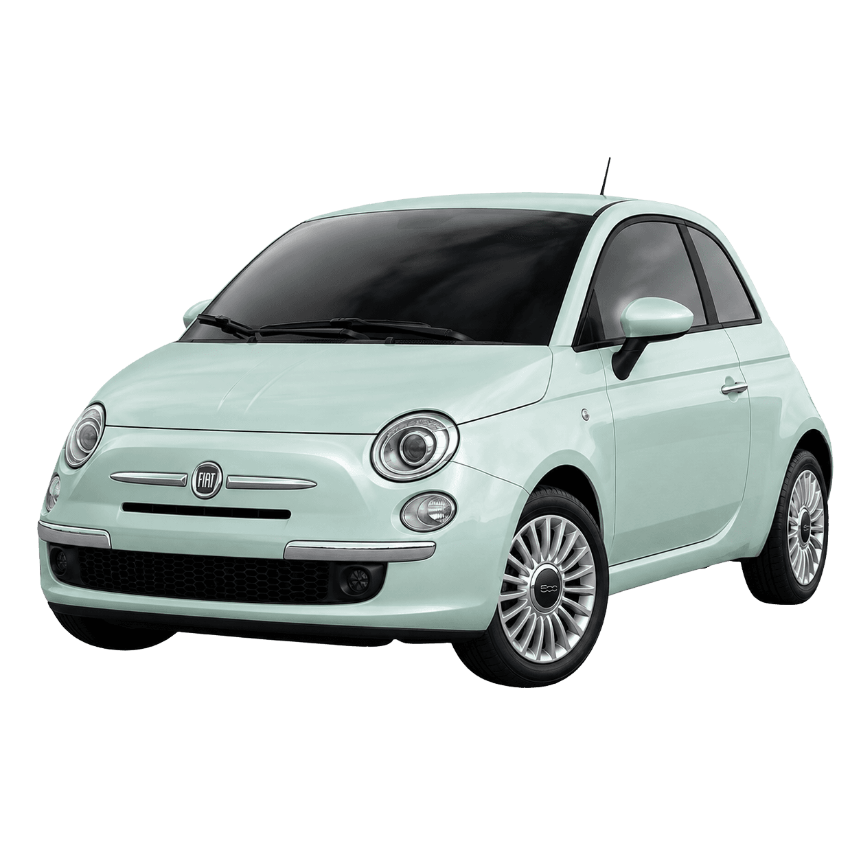 Fiat 500 compact hire car for easy local driving in Bath