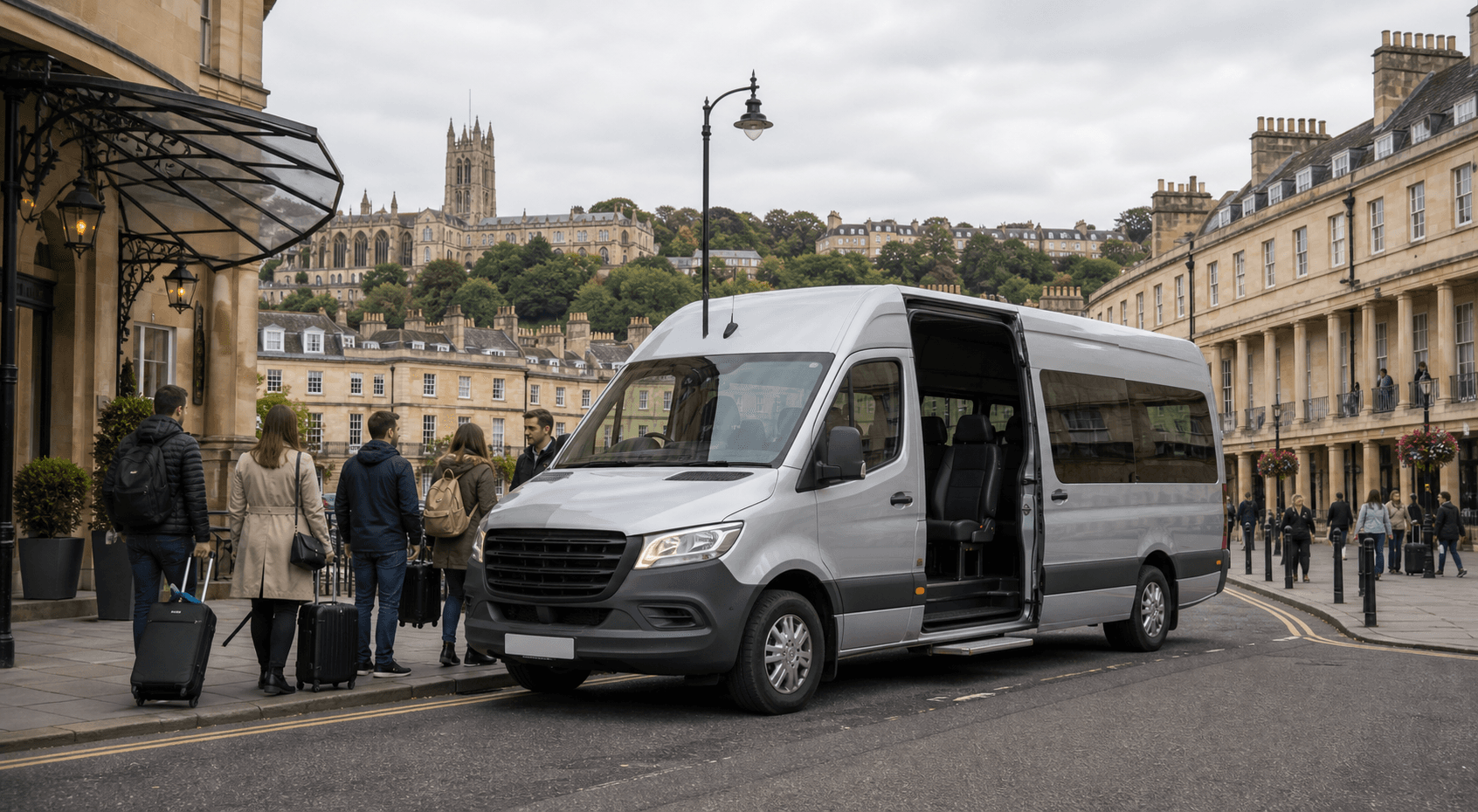 Self-drive minibus available for group travel in Bath